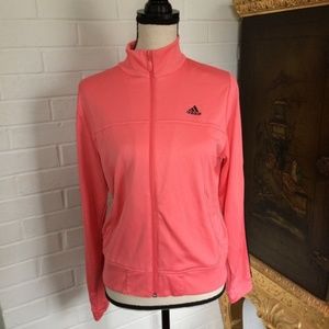 Adidas Women's Jacket Light Peach and Black Sz. M